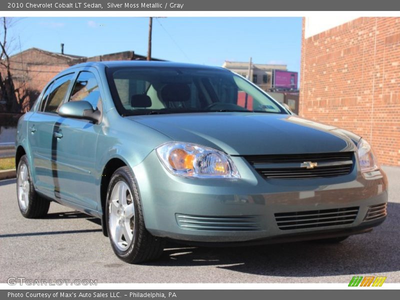 Silver Moss Metallic / Gray 2010 Chevrolet Cobalt LT Sedan