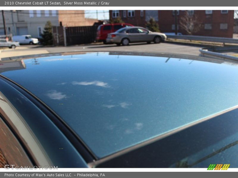 Silver Moss Metallic / Gray 2010 Chevrolet Cobalt LT Sedan