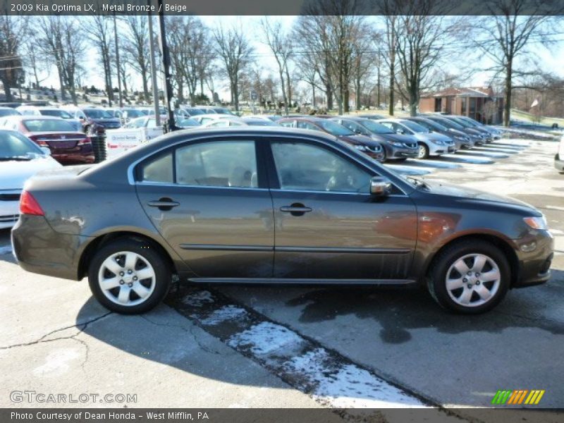 Metal Bronze / Beige 2009 Kia Optima LX