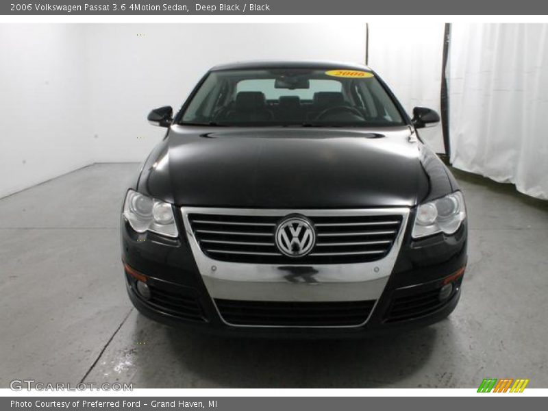 Deep Black / Black 2006 Volkswagen Passat 3.6 4Motion Sedan