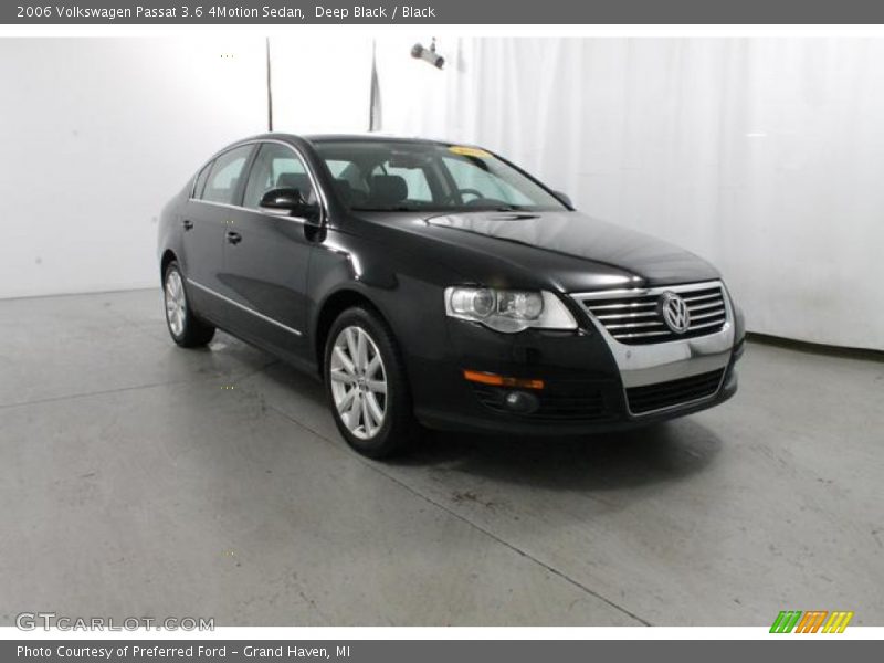 Deep Black / Black 2006 Volkswagen Passat 3.6 4Motion Sedan