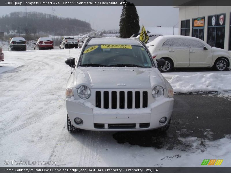 Bright Silver Metallic / Dark Slate Gray 2008 Jeep Compass Limited 4x4