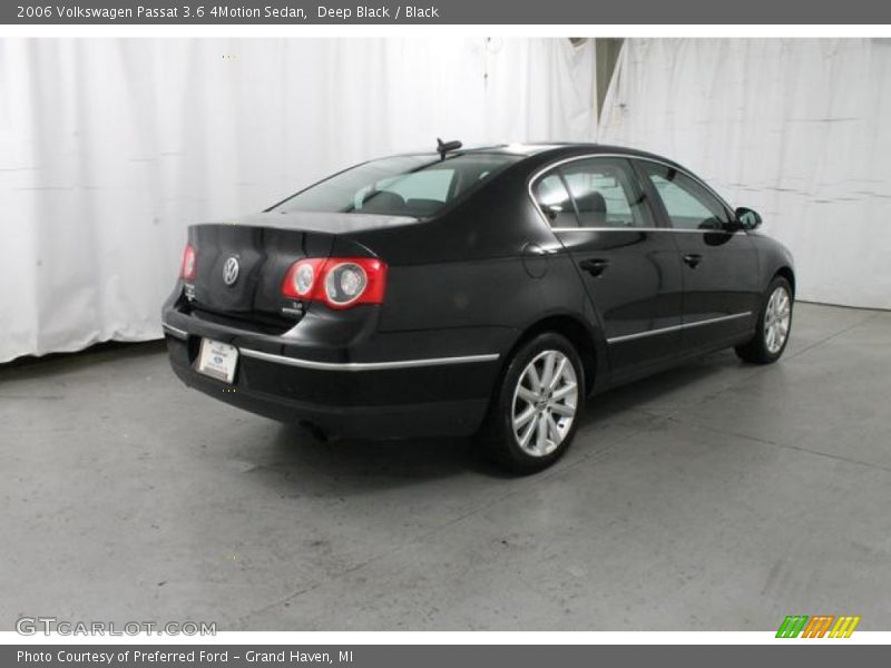 Deep Black / Black 2006 Volkswagen Passat 3.6 4Motion Sedan