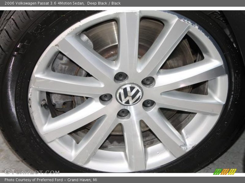 Deep Black / Black 2006 Volkswagen Passat 3.6 4Motion Sedan
