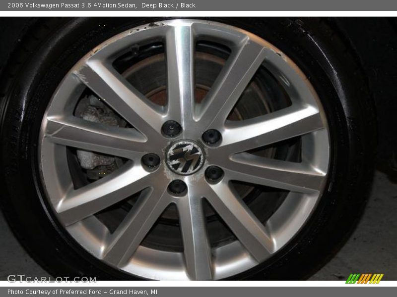 Deep Black / Black 2006 Volkswagen Passat 3.6 4Motion Sedan
