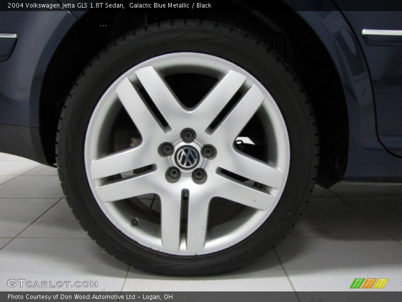 Galactic Blue Metallic / Black 2004 Volkswagen Jetta GLS 1.8T Sedan