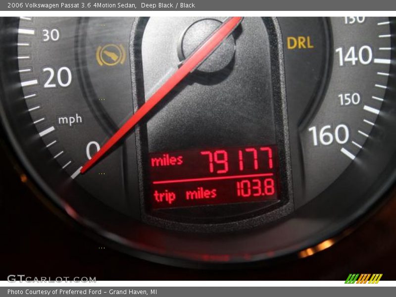 Deep Black / Black 2006 Volkswagen Passat 3.6 4Motion Sedan