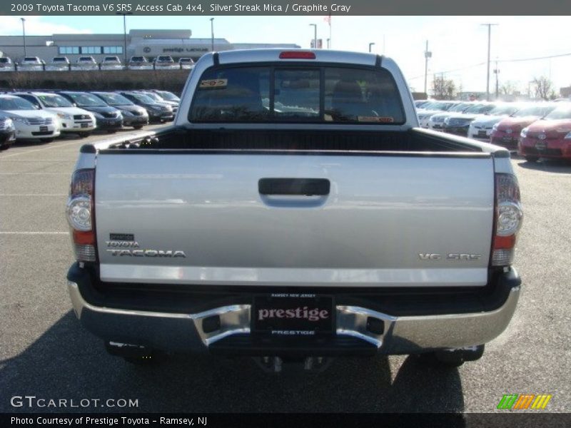 Silver Streak Mica / Graphite Gray 2009 Toyota Tacoma V6 SR5 Access Cab 4x4