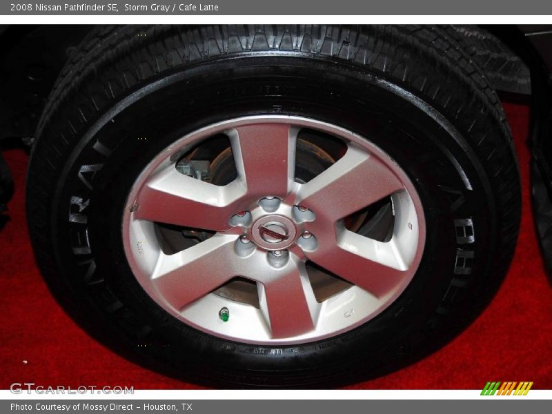 Storm Gray / Cafe Latte 2008 Nissan Pathfinder SE