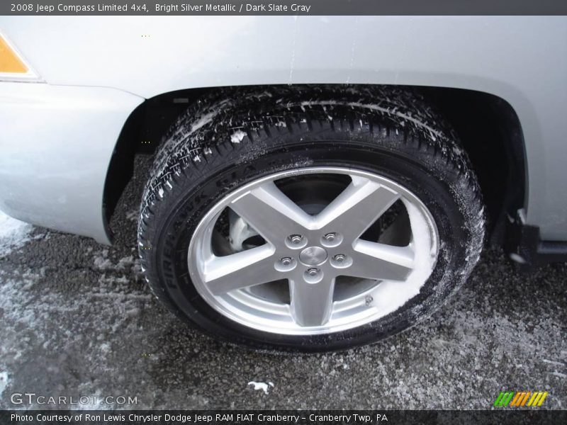 Bright Silver Metallic / Dark Slate Gray 2008 Jeep Compass Limited 4x4