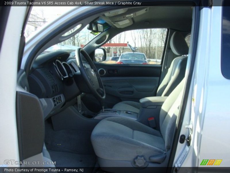 Silver Streak Mica / Graphite Gray 2009 Toyota Tacoma V6 SR5 Access Cab 4x4