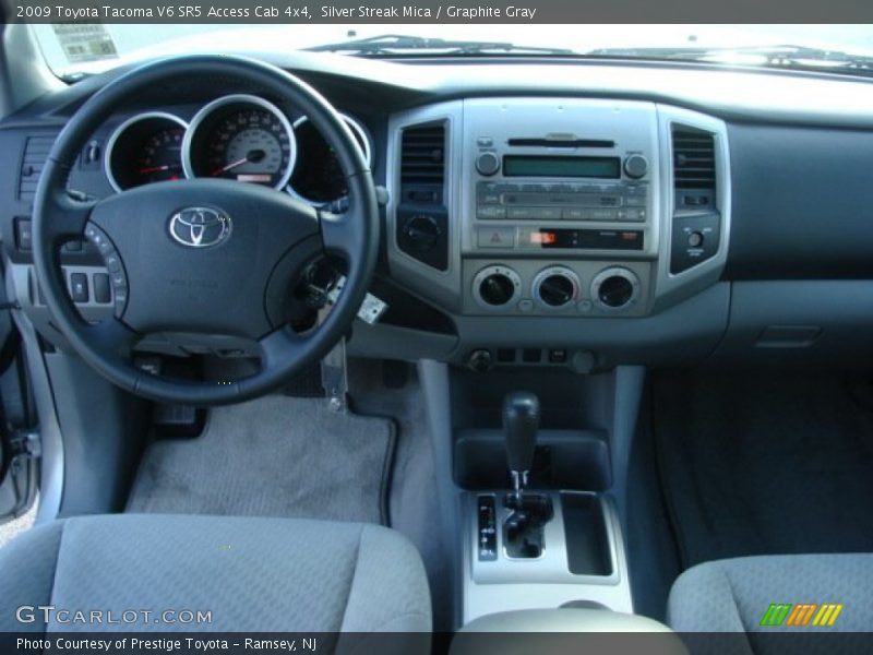 Silver Streak Mica / Graphite Gray 2009 Toyota Tacoma V6 SR5 Access Cab 4x4