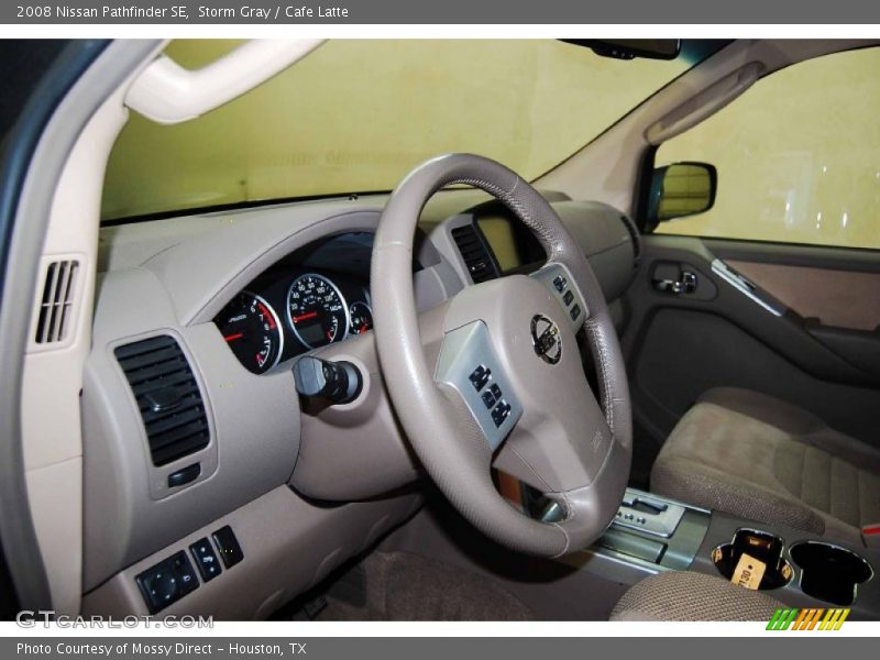Storm Gray / Cafe Latte 2008 Nissan Pathfinder SE