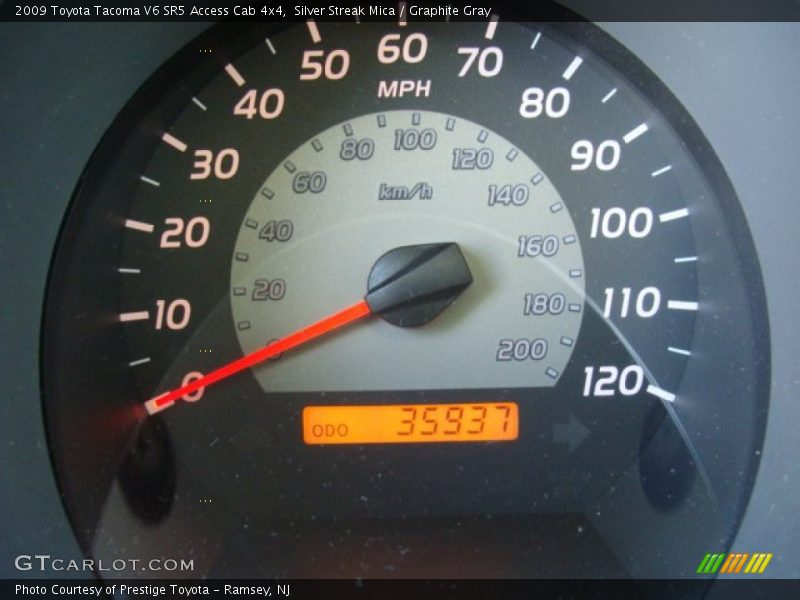 Silver Streak Mica / Graphite Gray 2009 Toyota Tacoma V6 SR5 Access Cab 4x4