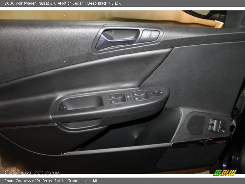 Deep Black / Black 2006 Volkswagen Passat 3.6 4Motion Sedan