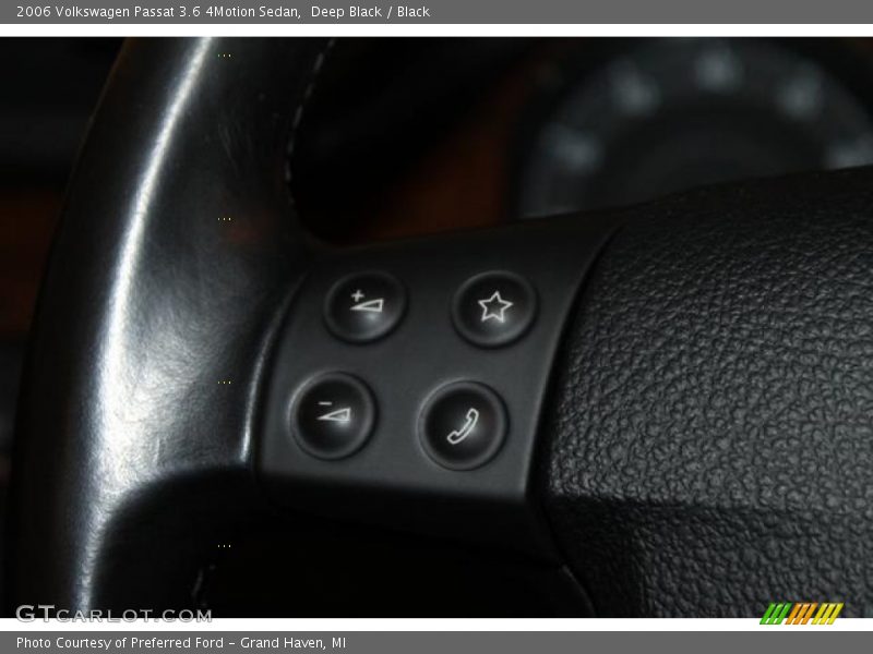 Deep Black / Black 2006 Volkswagen Passat 3.6 4Motion Sedan