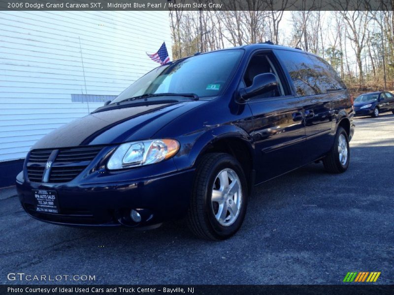 Midnight Blue Pearl / Medium Slate Gray 2006 Dodge Grand Caravan SXT