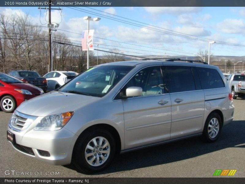 Alabaster Silver Metallic / Gray 2010 Honda Odyssey EX-L