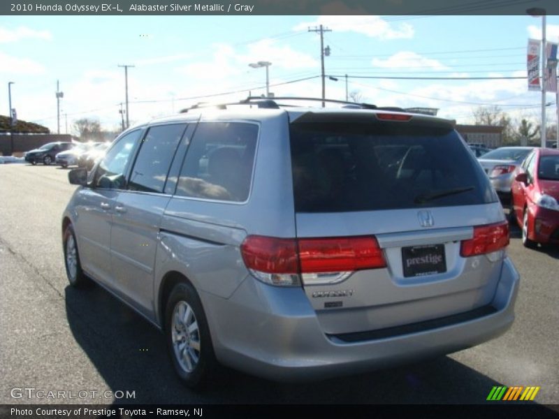 Alabaster Silver Metallic / Gray 2010 Honda Odyssey EX-L