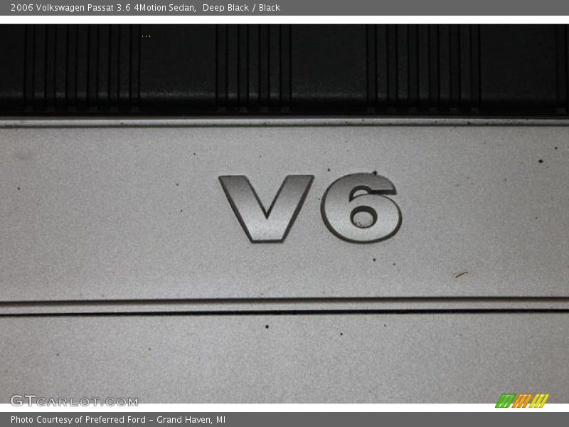 Deep Black / Black 2006 Volkswagen Passat 3.6 4Motion Sedan