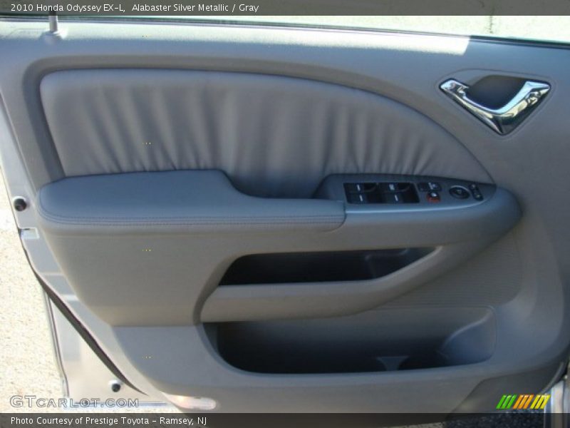 Alabaster Silver Metallic / Gray 2010 Honda Odyssey EX-L