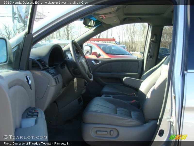 Alabaster Silver Metallic / Gray 2010 Honda Odyssey EX-L