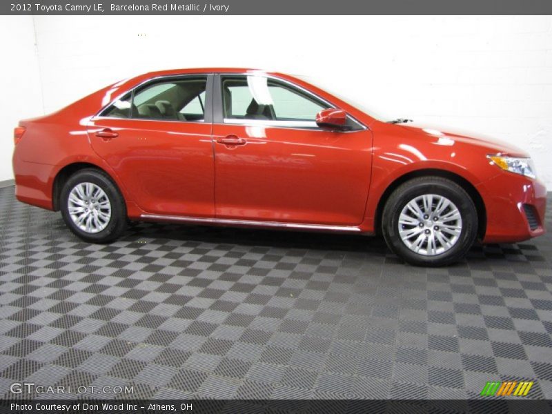 Barcelona Red Metallic / Ivory 2012 Toyota Camry LE
