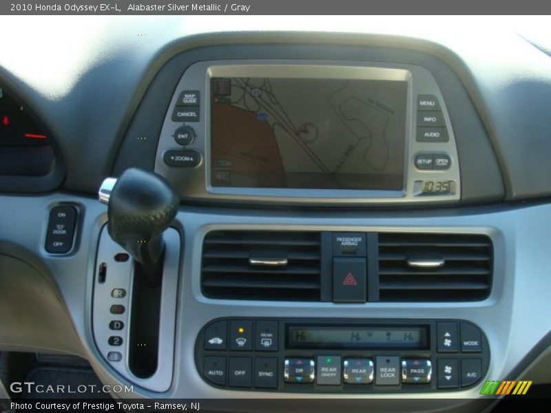 Alabaster Silver Metallic / Gray 2010 Honda Odyssey EX-L