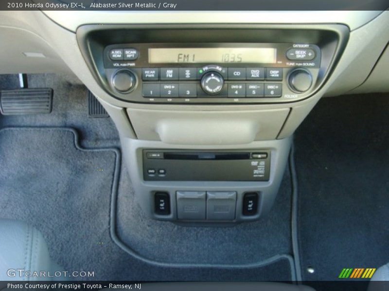 Alabaster Silver Metallic / Gray 2010 Honda Odyssey EX-L
