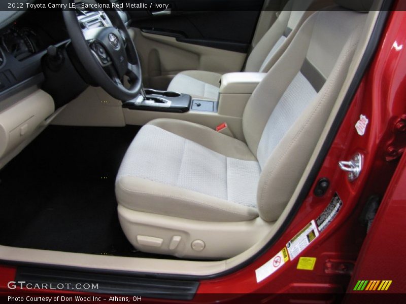Barcelona Red Metallic / Ivory 2012 Toyota Camry LE