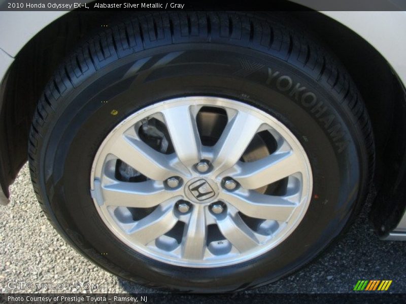 Alabaster Silver Metallic / Gray 2010 Honda Odyssey EX-L