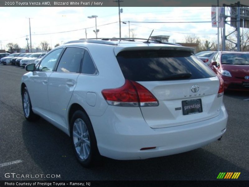 Blizzard White Pearl / Ivory 2010 Toyota Venza AWD