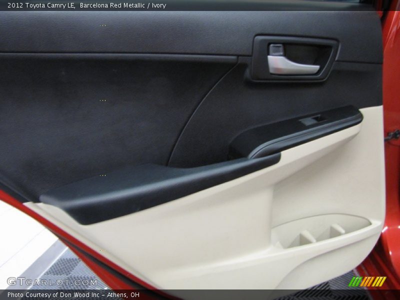 Barcelona Red Metallic / Ivory 2012 Toyota Camry LE