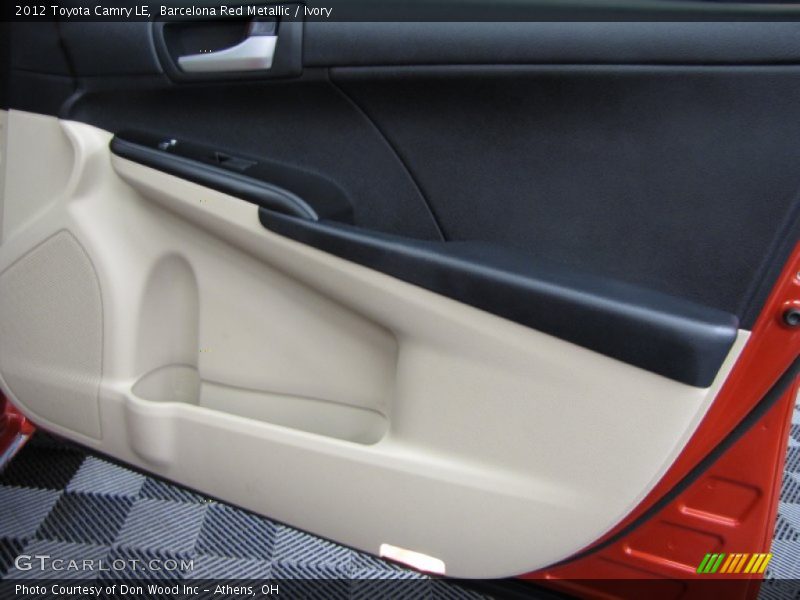 Barcelona Red Metallic / Ivory 2012 Toyota Camry LE