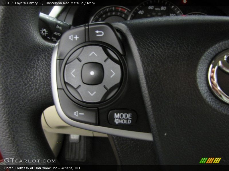 Barcelona Red Metallic / Ivory 2012 Toyota Camry LE