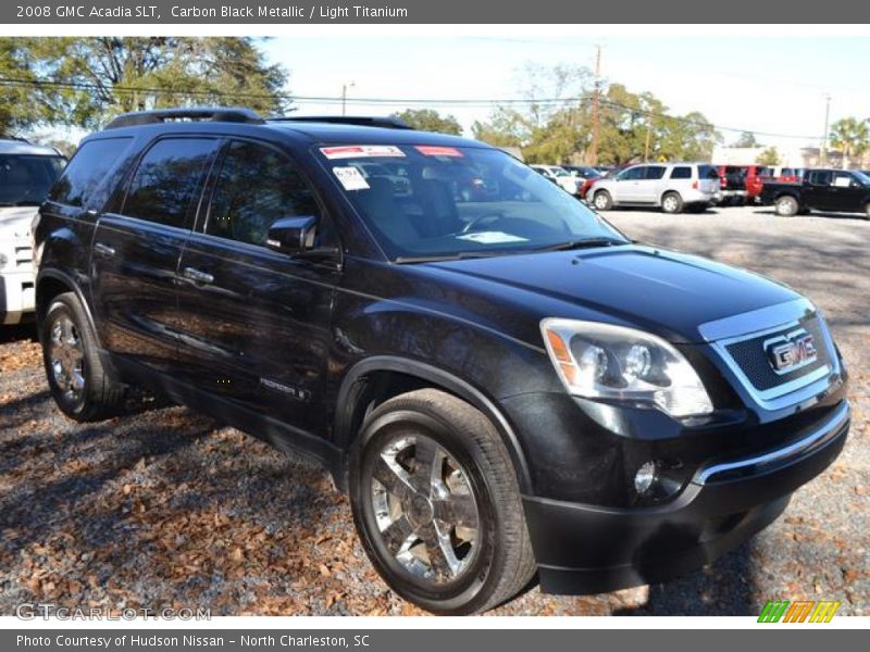 Carbon Black Metallic / Light Titanium 2008 GMC Acadia SLT