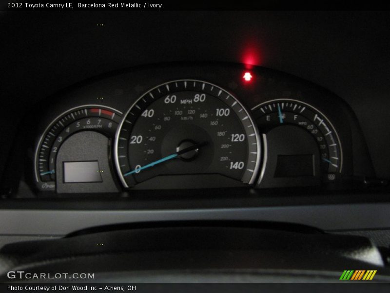 Barcelona Red Metallic / Ivory 2012 Toyota Camry LE