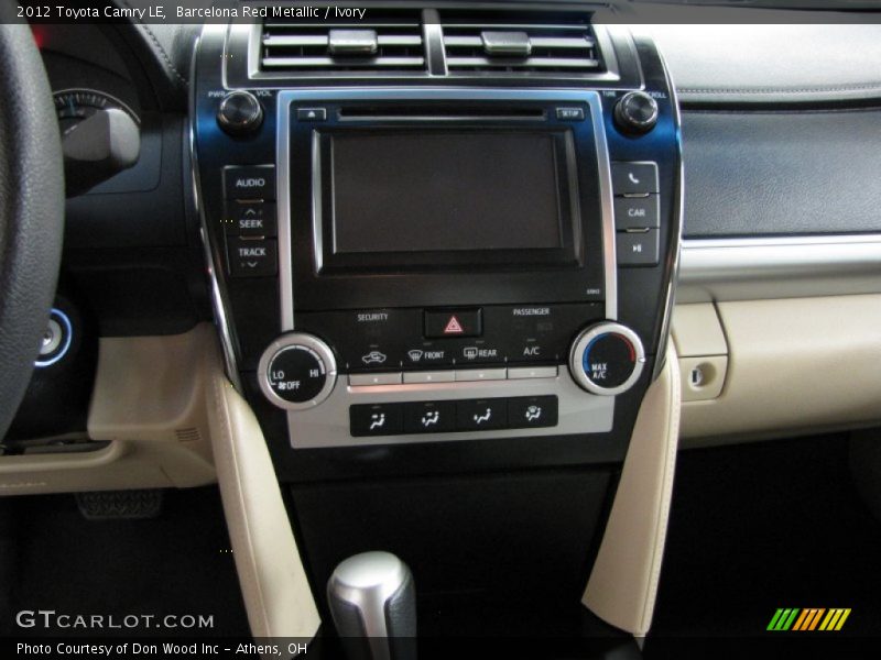 Barcelona Red Metallic / Ivory 2012 Toyota Camry LE
