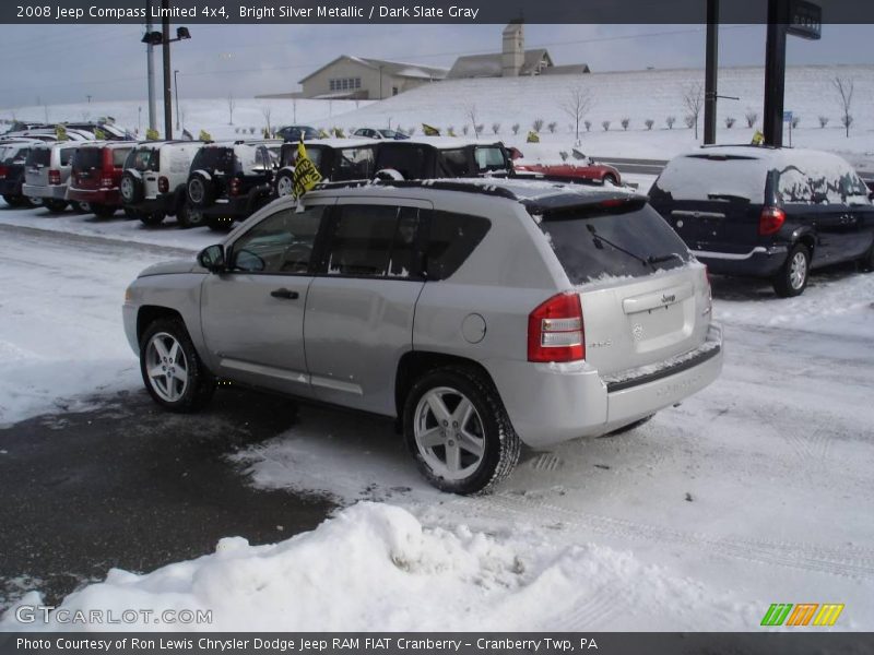 Bright Silver Metallic / Dark Slate Gray 2008 Jeep Compass Limited 4x4