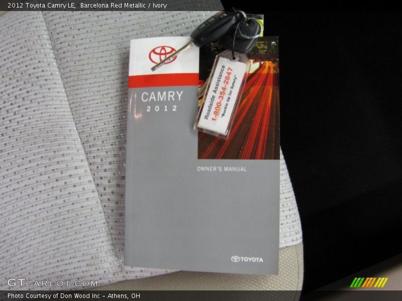 Barcelona Red Metallic / Ivory 2012 Toyota Camry LE