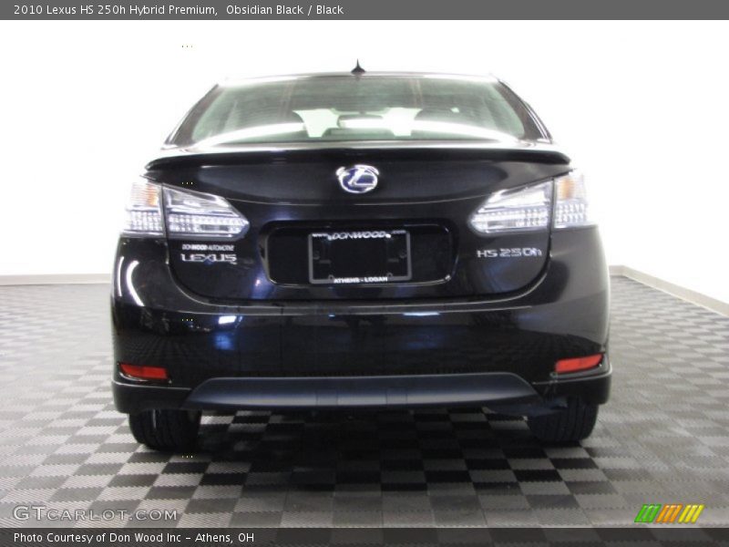 Obsidian Black / Black 2010 Lexus HS 250h Hybrid Premium
