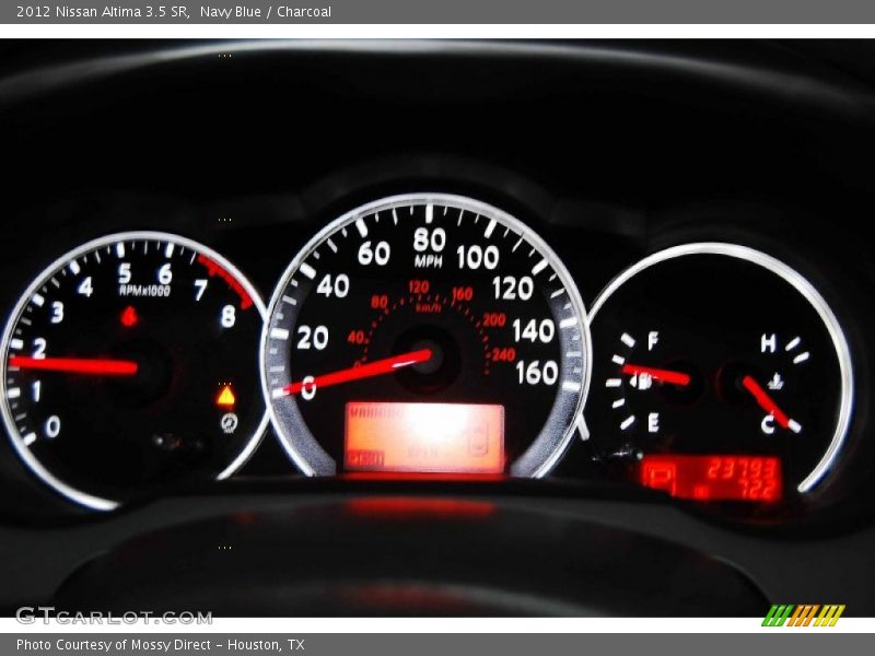 Navy Blue / Charcoal 2012 Nissan Altima 3.5 SR