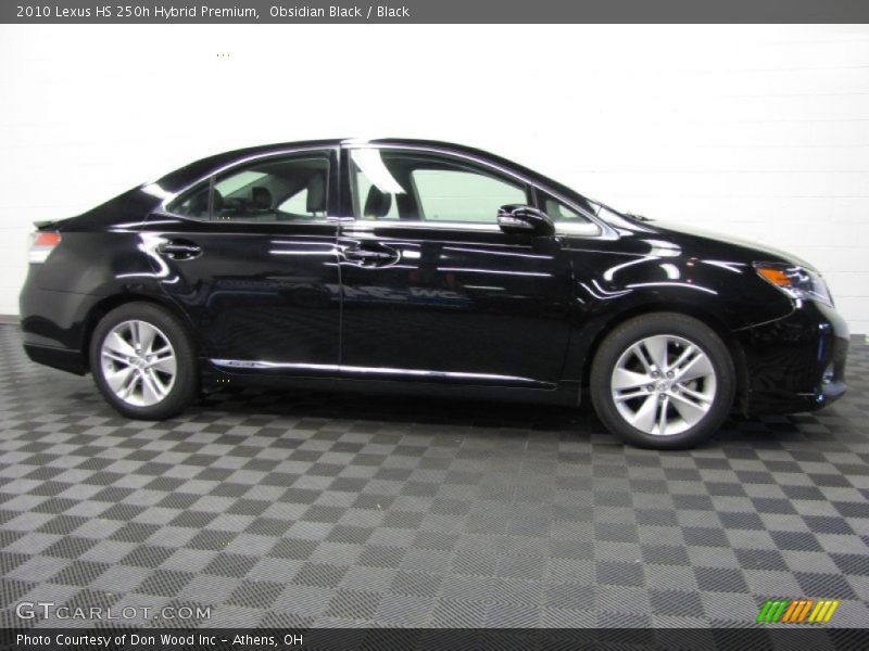 Obsidian Black / Black 2010 Lexus HS 250h Hybrid Premium
