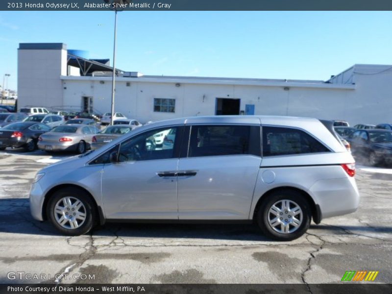 Alabaster Silver Metallic / Gray 2013 Honda Odyssey LX