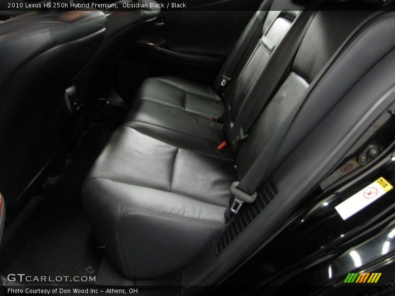 Obsidian Black / Black 2010 Lexus HS 250h Hybrid Premium