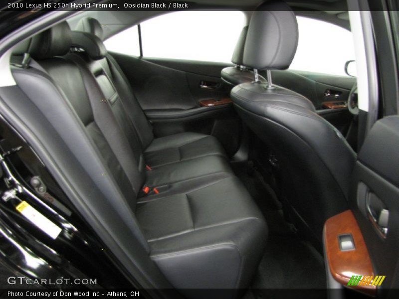 Obsidian Black / Black 2010 Lexus HS 250h Hybrid Premium