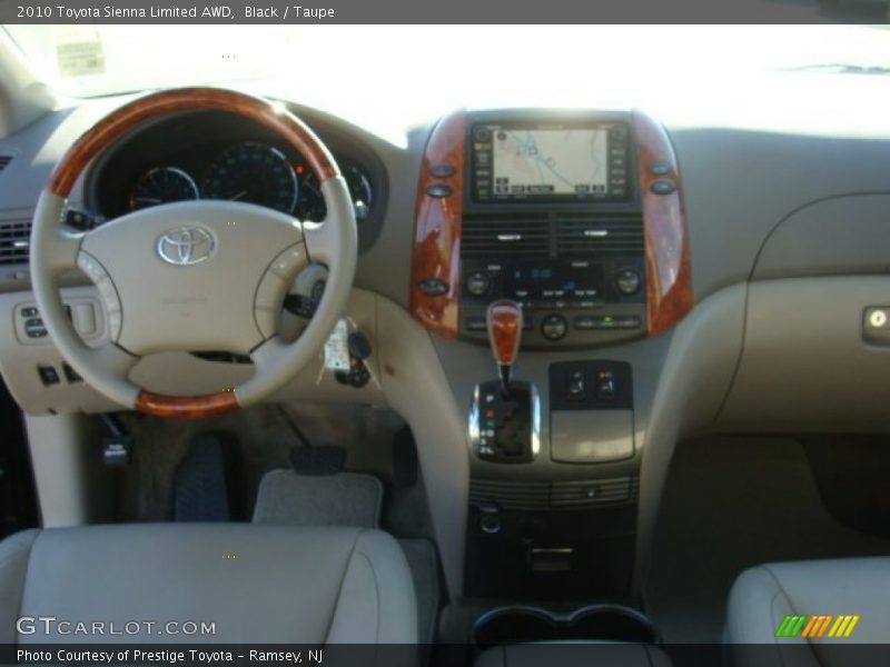 Black / Taupe 2010 Toyota Sienna Limited AWD