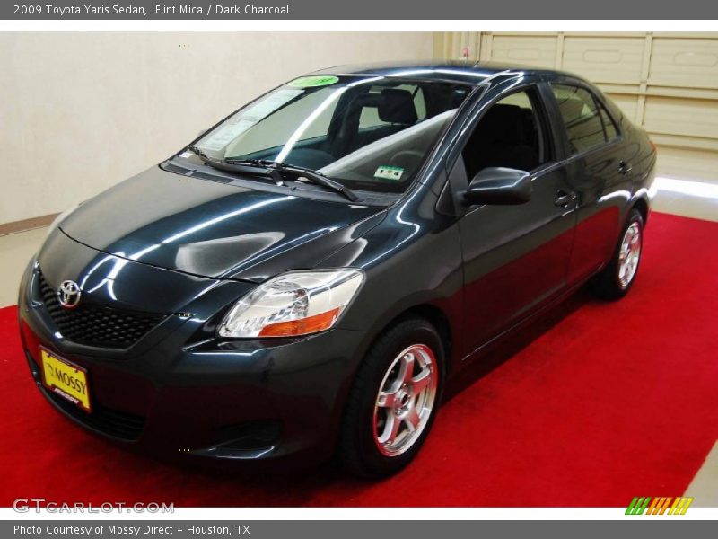 Flint Mica / Dark Charcoal 2009 Toyota Yaris Sedan