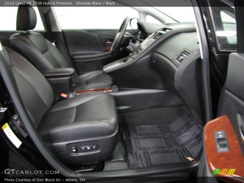 Obsidian Black / Black 2010 Lexus HS 250h Hybrid Premium