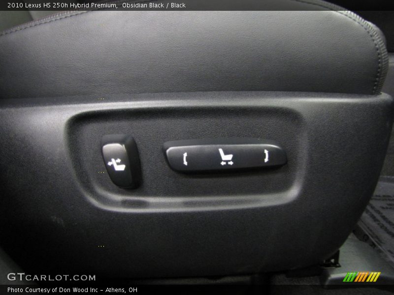 Obsidian Black / Black 2010 Lexus HS 250h Hybrid Premium